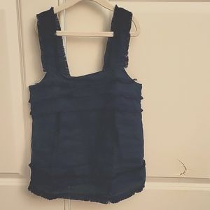 Banana Republic navy blue top in 00P
